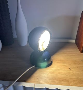 Lampada Artemide Eclisse Design Anni 60 Blu