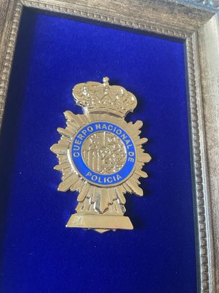 Cuadro Conmemorativo Policía Nacional 1989