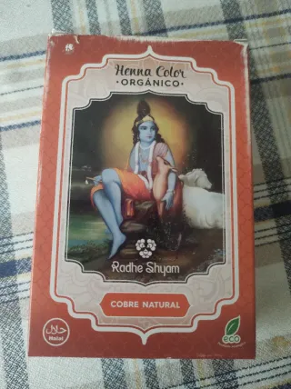 Henna Cobre natural Orgánico Radhe Shyam