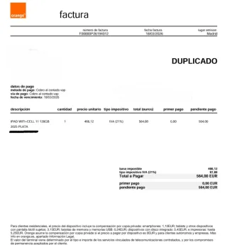 iPad A16 2025. WiFi + Cellular 128GB Plata