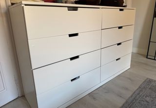 Cómoda blanca 8 cajones