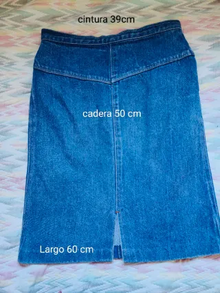 Falda tejana vaquera