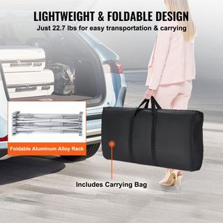 Mesa Podio Portátil para Feria, 130 × 46,5 × 95 cm, Mostrador de Exhibición, Stand de Feria con Pared, Mesa de Bar Promocional Plegable, Podio Pop Up con Estante de Almacenamiento, Bolsa de Transporte