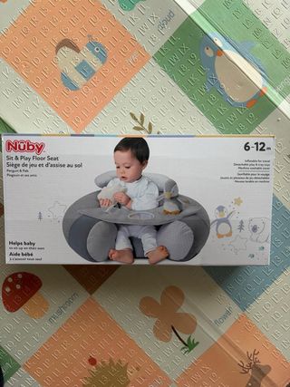 Sillón de suelo Nbby para bebé 6-12 meses.