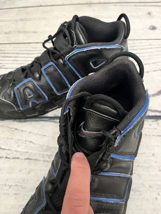 Nike Air More Uptempo - Nero & Blu Università
