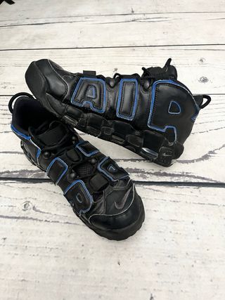 Nike Air More Uptempo - Nero & Blu Università