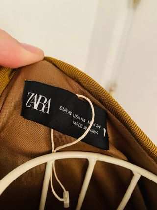 Vestido Zara largo T/34
