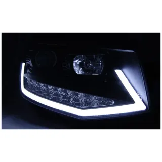 Faros Volkswagen T6 LED Fondo Negro