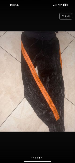 Completo Gavroche nero e arancione