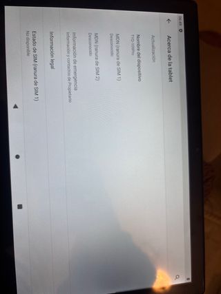 Tablet Negra con Cargador