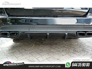 DIFUSOR TRASERO MERCEDES C S205 63 AMG ESTATE 2014-2018 LOOK CARBONO