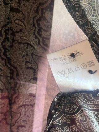 Camisa vintage BLUNAUTA pura seda