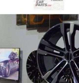 JUEGO DE 4 LLANTAS 20 NEW X6 M BLACK ... rmb742634