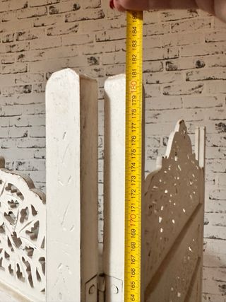 Biombo vintage estilo boho madera