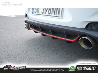 DIFUSOR TRASERO HYUNDAI I30 N 2017-- NEGRO BRILLO
