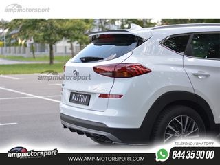 DIFUSOR TRASERO HYUNDAI TUCSON 2018-- NEGRO BRILLO