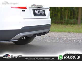 DIFUSOR TRASERO HYUNDAI TUCSON 2018-- NEGRO BRILLO