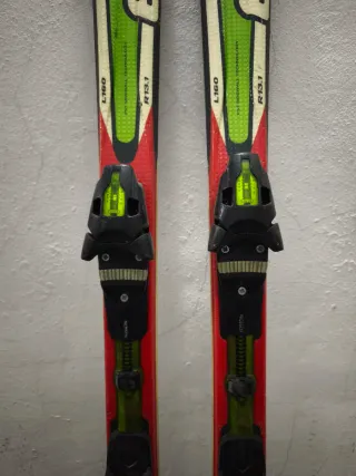 Esquís Elan Race SX 160 con fijaciones