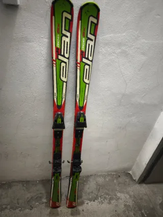 Esquís Elan Race SX 160 con fijaciones