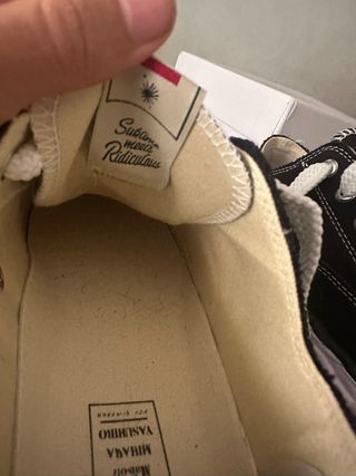 Mihara Yasuhiro Zapatillas Negras y Blancas