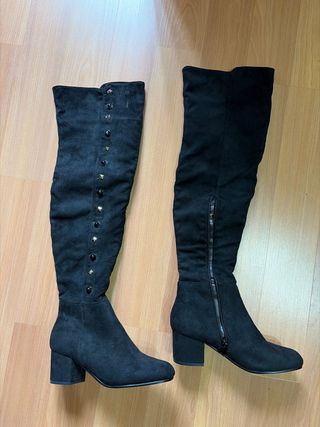 Botas altas negras