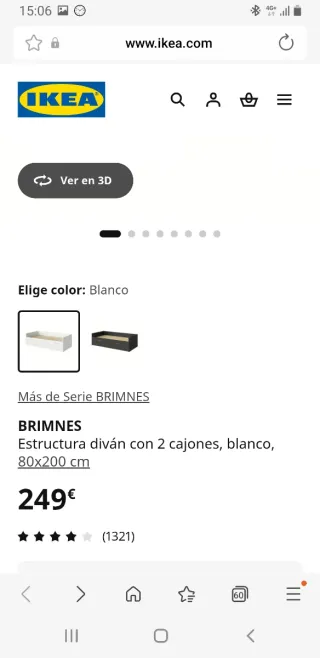 Cama Diván Brinmes IKEA