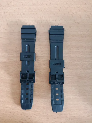 2 Correas reloj pulsera Casio Made in Japan!