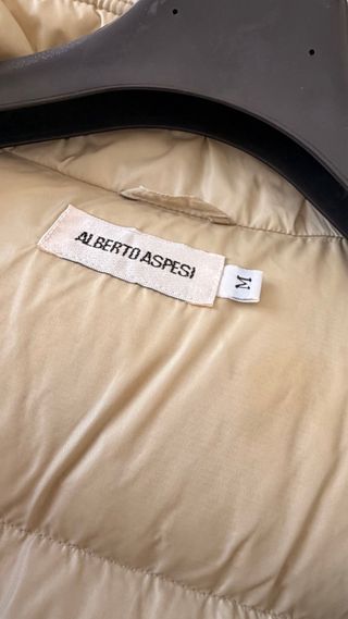 Piumino smanicato di Alberto Aspesi misura M
