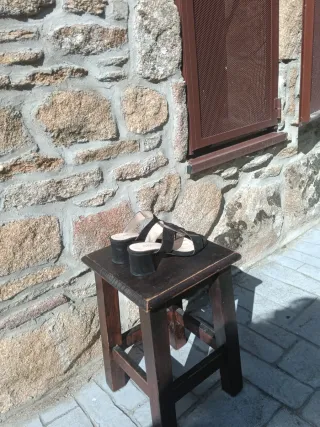 Sandalias de tacón negras