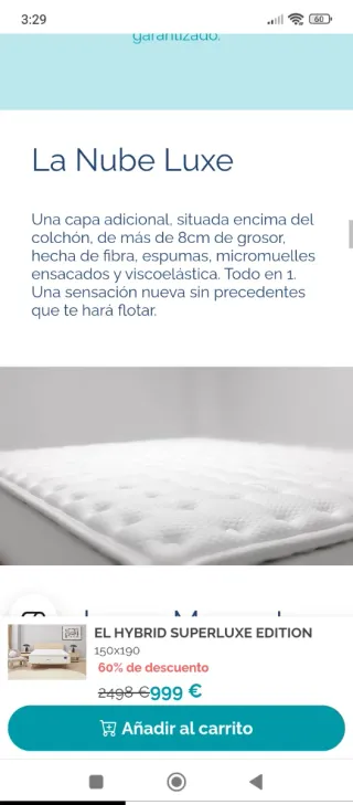 150x190 MARMOTA HYBRID SUPERLUXE EDITION MUELLES E