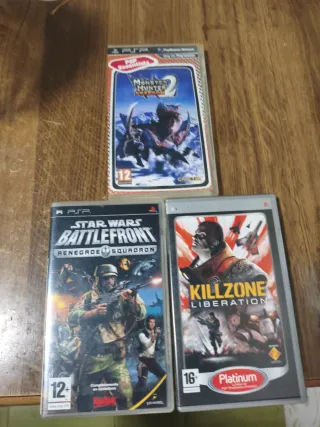 Lote giochi PSP: Star Wars monster hunter killzone