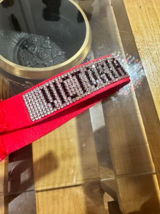 Tanga Victoria's Secret Rojo Talla Única