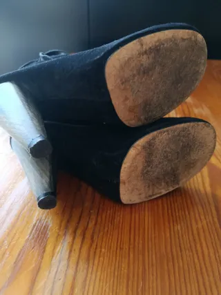 Tacones/botines Isabel Marant Tachuelas Negro/Plat