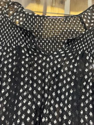 Blusa estampada manga larga