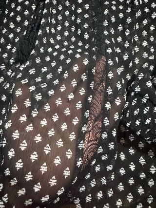 Blusa estampada manga larga