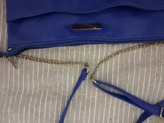 Bolso de hombro azul klein tendencia trend
