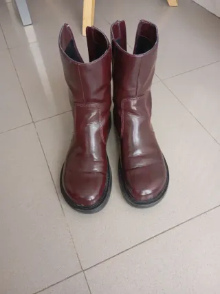 Botines Burdeos Zara Talla 41