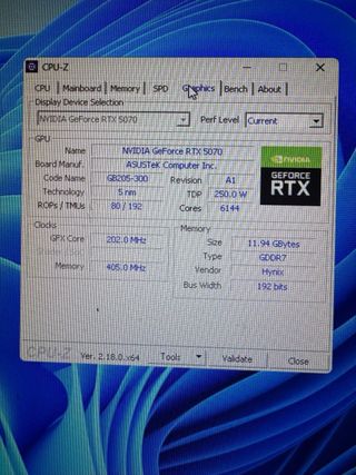 PC Gaming RTX 5070 14700KF ASUS