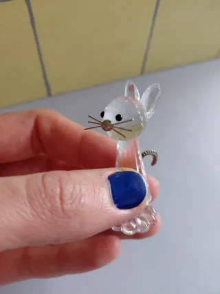 Figura gato cristal Swarovski