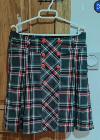 Falda de cuadros Reina Sofía