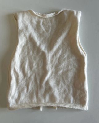 Chaleco Shein blanco talla única