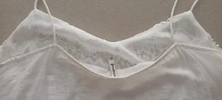 Top encaje blanco tirantes