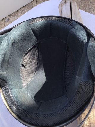 Casco Moto MT Negro con Visera