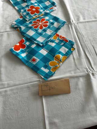 Tovaglia e tovaglioli cotone a quadri