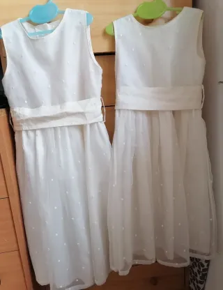 Vestido de fiesta/boda organdí de niña