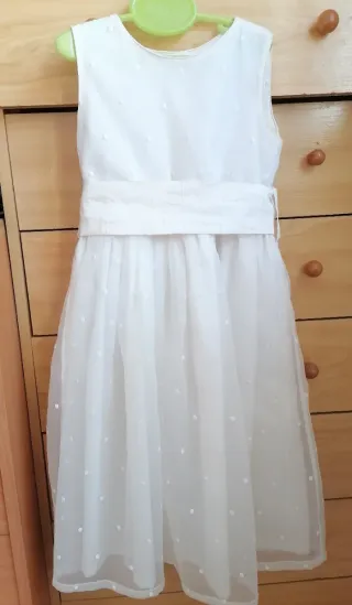 Vestido de fiesta/boda organdí de niña