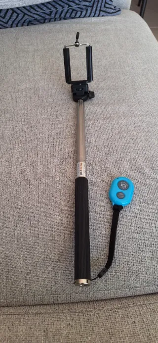 Palo Selfie extensible, con Mando Bluetooth