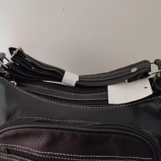 Bolso Negro 30x20x11 cm