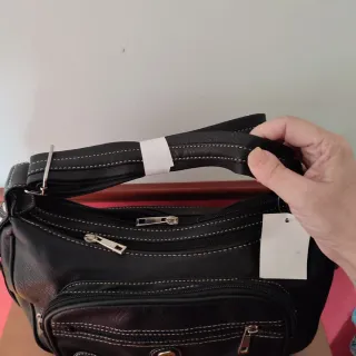 Bolso Negro 30x20x11 cm