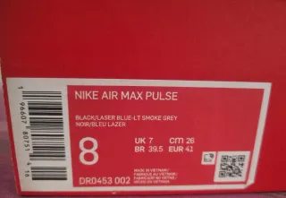 Nike Air Max Pulse Negro/Azul